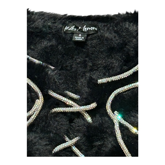 NWT For Love and Lemons Fur Mini Skirt Shirt Set Size S New with Tag - Picture 3 of 7